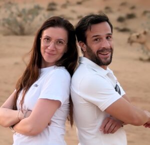 Zespół założycielski Dubaimazing: Joanna i Andre